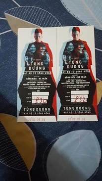 Ảnh Vé VIP Live Concert Tùng Dương Bộ Tứ Sông Hồng