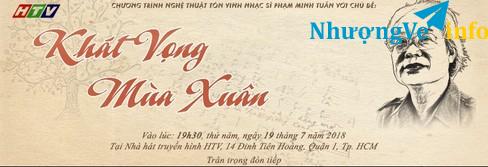 Ảnh ĐÊM NHẠC TÔN VINH NHẠC SĨ PHẠM MINH TUẤN 200k/cặp