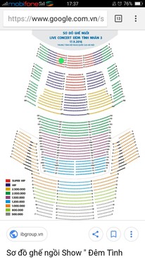 Ảnh Bán cặp vé ngồi khu vực Siêu Vip - chương trình ca nhạc Vườn yêu , 20h ngày 3/3/2018.