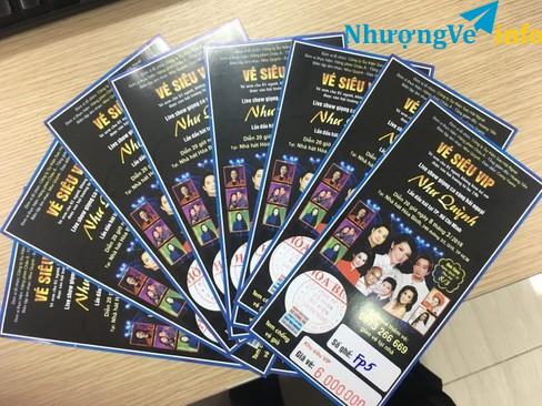 Ảnh VÉ "SIÊU VIP" LIVESHOW Như Quỳnh 8/3 NH HÒA BÌNH - GIÁ RẺ 0909819184 - A QUÝ