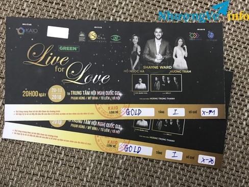 Ảnh Bán lại vé Gold #liveforlove concert giảm giá 20%