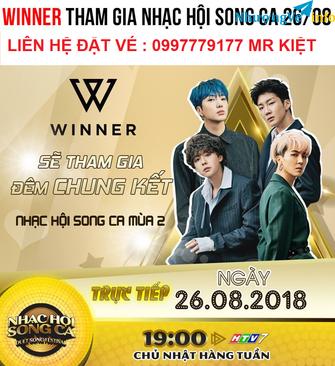 Ảnh VÉ VIP CHUNG KẾT NHẠC HỘI SONG CA 26.08.2018