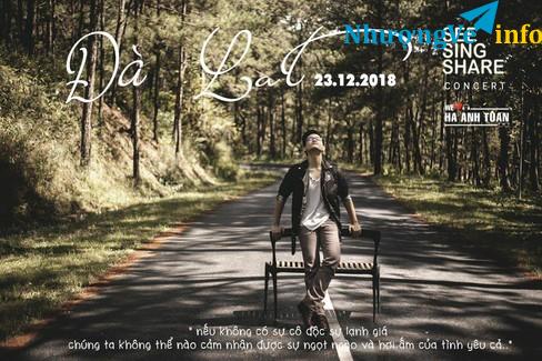 Ảnh BÁN 2 VÉ SEE SING SHARE CONCERT HÀ ANH TUẤN 23/12/2018