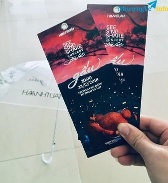 Ảnh Bán cặp vé see sing share concert Đà Lạt