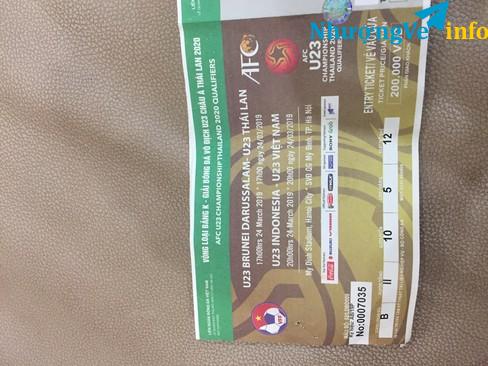 Ảnh Cặp vé trận Indo bán giá gốc