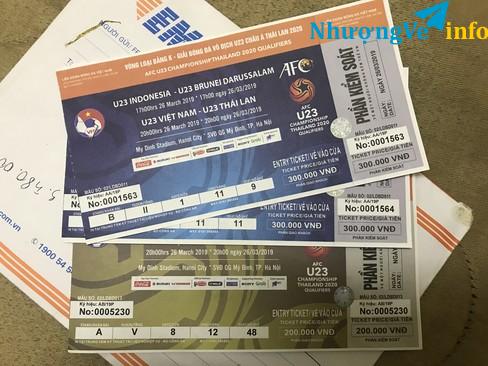 Ảnh Vé trận U23 Việt Nam Và U23 Thái Lan