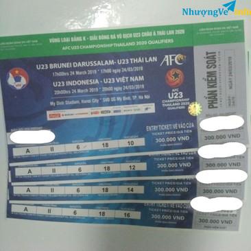 Ảnh Vé bóng đá trận Việt Nam & Indonesia ngày 24/03