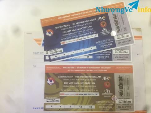 Ảnh Vé U23 Việt Nam & U23 Thái Lan