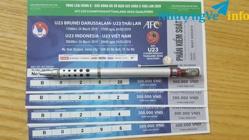 Ảnh Pass lại 2 cặp vé đẹp U23 VN vs Indo (24/3) & U23 VN vs Thái Lan (26/3)