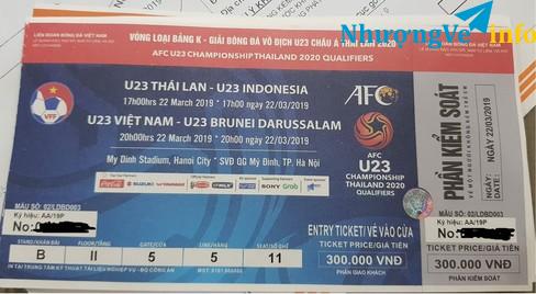 Ảnh Bán vé trận U23 Việt Nam - Brunei và Thái Lan - Indonesia ngày 22/3