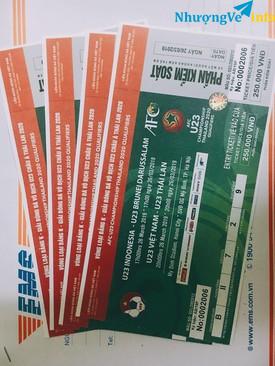 Ảnh Vé xem trận U23 VN - Thái Lan khán đài B tầng 2 cửa 7 cực đẹp, Pass 750k