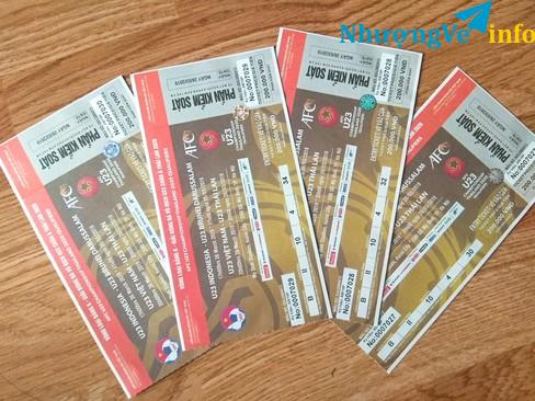 Ảnh 4 vé Trận Việt Nam -Thái Lan giá 800k 1 cặp