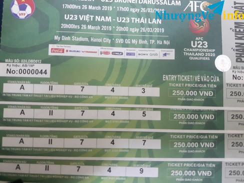 Ảnh Vé xem trận U23 VN - U23 Thailand 600k