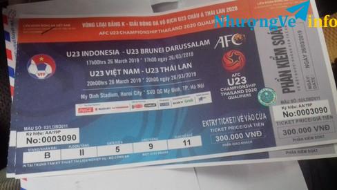 Ảnh Tiếp tục nhận đặt vé 2 trận còn lại của Bảng K vòng loại U 23 Châu Á
