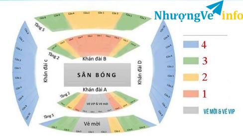 Ảnh Bán vé bóng đá 1 cặp loại 2(400k)