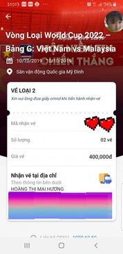 Ảnh Cần pass 2 cặp vé loại 1 và 1 cặp vé loại 2