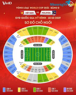 Ảnh BÁN 4 CẶP VÉ 300K TRẬN VIỆT NAM - MALAYXIA ( Vòng loại  world cup 2022 )