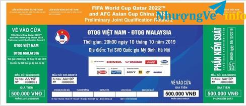 Ảnh Cần bán 1 vé loại 300 trận Việt Nam vs Malaysia