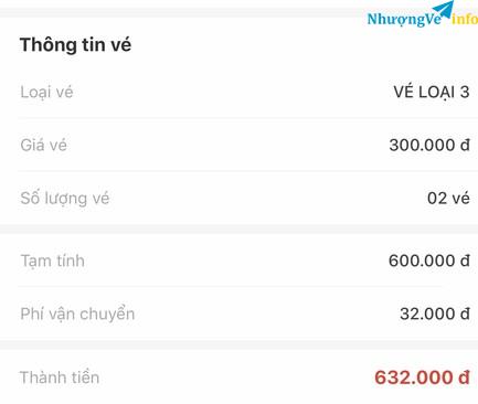 Ảnh Pass 3 vé 200k và 2 vé 300k trận VN-ML