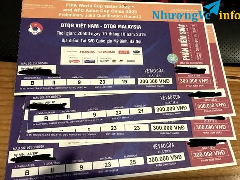 Ảnh Bán 2 cặp vé tầng 2 khán đài B loại 300k