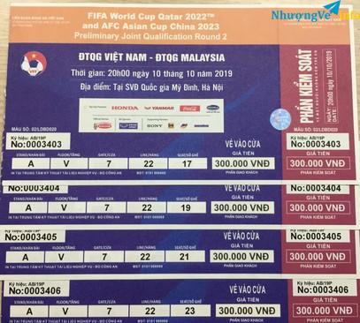 Ảnh VIỆT NAM - MALAY PASS LẠI 2 CẶP VÉ LOẠI 300 - KHÁN ĐÀI A - VỊ TRÍ CỰC ĐẸP(Có fix)