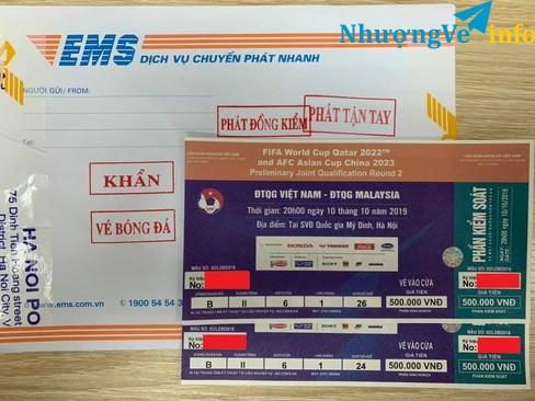 Ảnh VN-Malaysia. Bán nhanh cặp vé loại 500k giá 4tr5 Cầu Giấy - HN