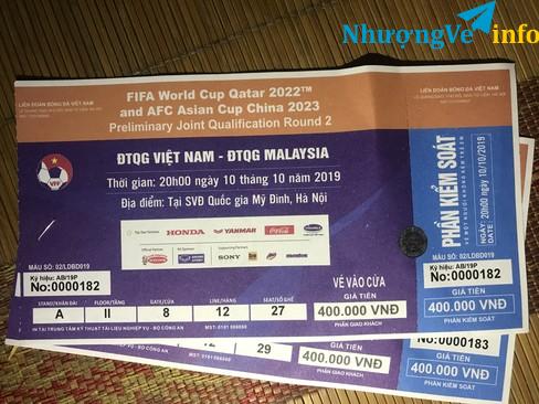 Ảnh Bán cặp vé 400 cho anh em nào có nhu cầu giờ cứ chê đắt đỏ mấy hôm n lên cao thì lại ....