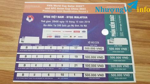 Ảnh Bán 2 cặp vé bóng đá loại 1 - 8.5 TR.