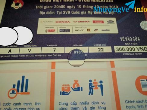 Ảnh Nhượng lại 1 vé lẻ  mệnh giá 300k khán đài A giá 900k