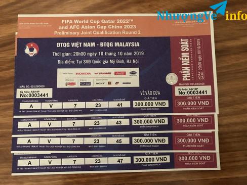 Ảnh Bán vé trận VN - Malaysia 10/10/19 (vòng loại WC 2022)