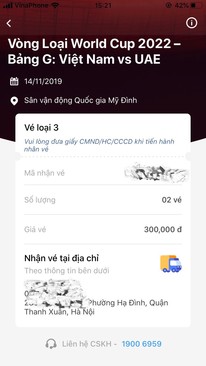 Ảnh Bán cặp vé 300k