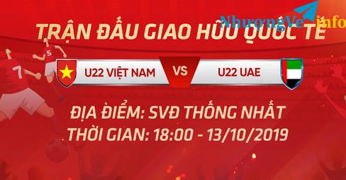 Ảnh Cần nhượng lại vé xem trận U22 Việt Nam - U22 UAE, ngày 13/10 ( Chủ Nhật), SVĐ Thống Nhất