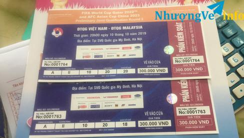 Ảnh Bán nhanh cặp vé khán A, mệnh giá 300k