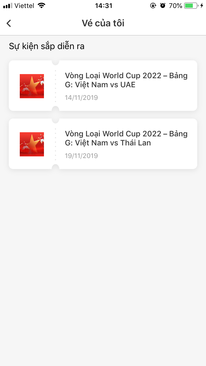 Ảnh Chính chủ cần pass vé vòng loại WC 2022 trận UAE và Thái Lan, giao dịch trực tiếp tại Hà Nội