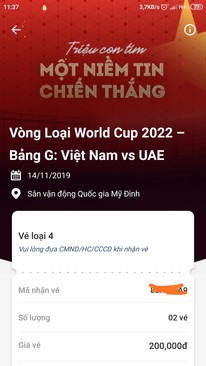 Ảnh Vòng loại World Cup: Việt Nam - UAE (14/11/2019)