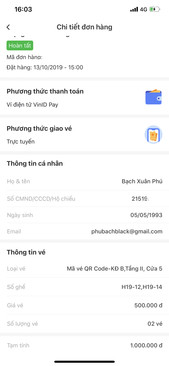 Ảnh Bán vé QRcode500 VN - Thái Lan tháng 11