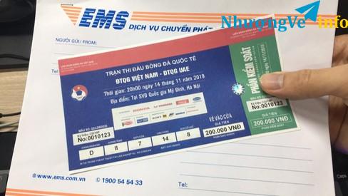 Ảnh Pass lại 1 vé trận VN-UAE khán đài D mệnh giá 200