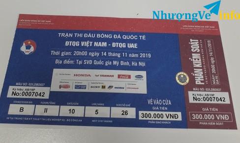 Ảnh Bán 1 vé lẻ 300k trân Việt Nam - UAE