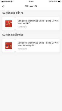 Ảnh Pass 1 vé QR trận VN UAE, đưa tận cửa check in