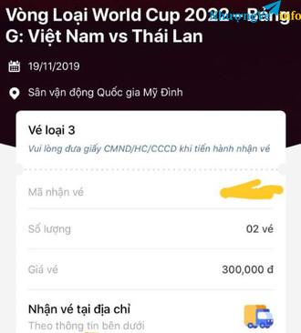 Ảnh Trận Việt Nam - Thái Lan: Bán cặp vé loại 3: 300k