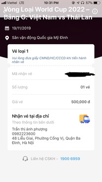 Ảnh Viet Nam-Thai Lan 1cap +1 vé vip1 loại 500k giá 2,5tr/ve mua hết km 1ve trận Indo