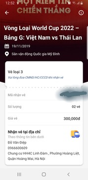 Ảnh 1 cặp vé VN-UAE loại 300k