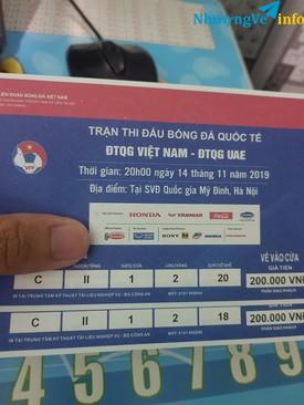 Ảnh Cặp vé 200k trận VN - UAE