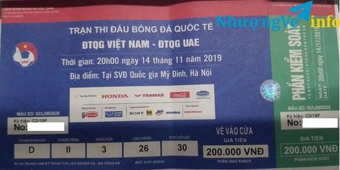 Ảnh VIỆT NAM- UAE , KHÁN ĐÀI D TẦNG 2, CẠNH NHAU, VIEW ĐẸP 1.5TR/CẶP