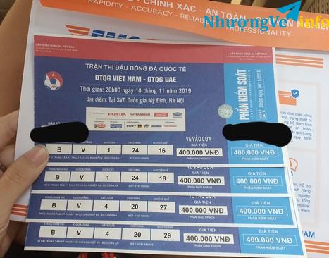 Ảnh Pass 2 cặp VN-UAE khán đài B hạng 400