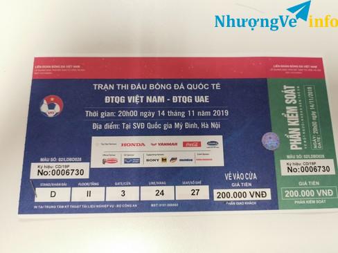 Ảnh UAE-VN 1 vé 200K, pass 800k