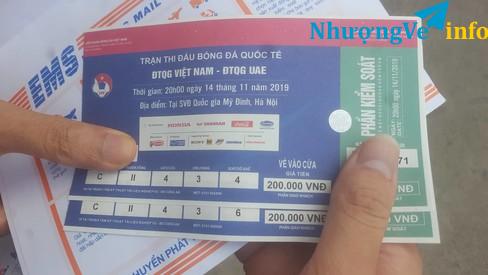 Ảnh BÁN VÉ BÓNG ĐÁ TRẬN UAE CẶP GIÁ 200K