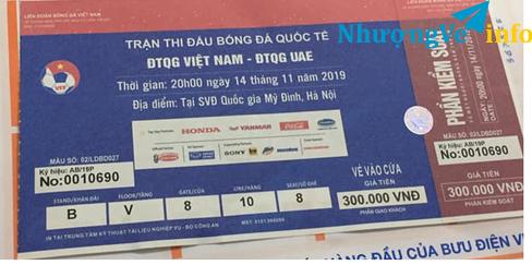 Ảnh 1 cặp vé Việt Nam-UAE ngày 14/11 (loại 300k)