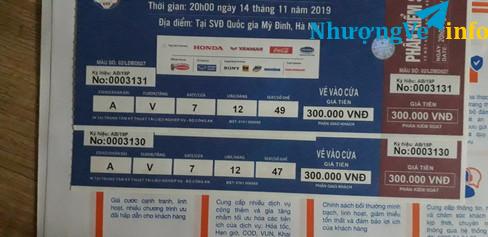 Ảnh Cặp vé 300k khán đài A giá 2000000