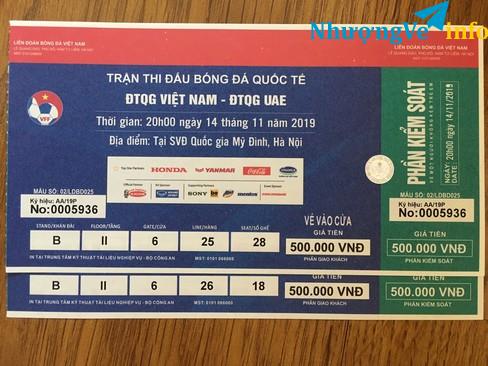 Ảnh Bán cặp vé khán B loại 500k vị trí đẹp do VINID phát